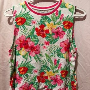 Tropical Floral Tank Top